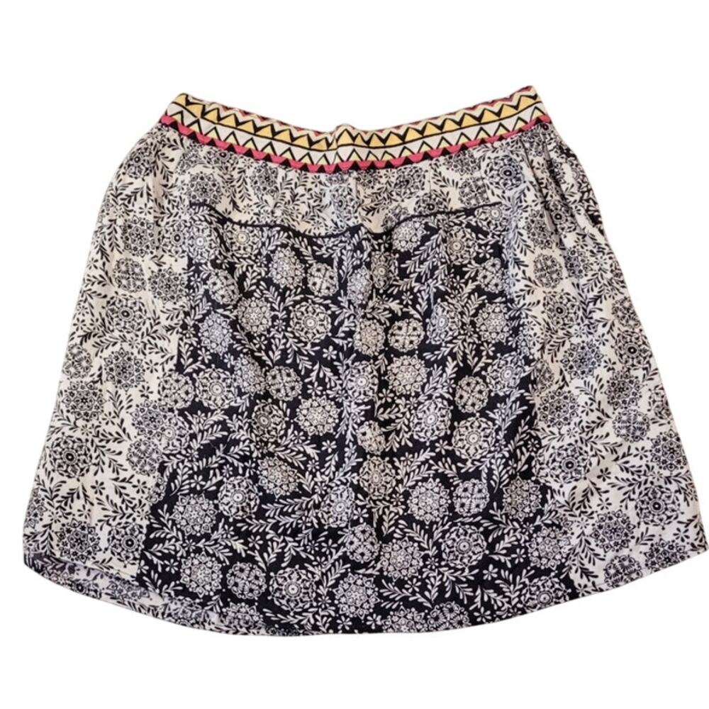 Vintage Y2K Mini Skirt M Mixed Print Skater Festival Grunge Skater Boho Retro